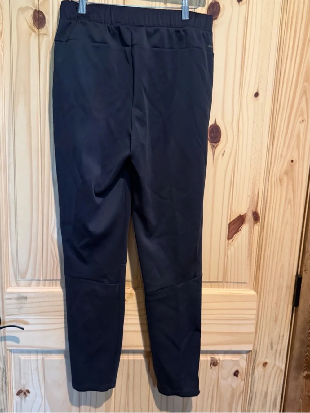 Layer 8 Mens Qwick-Dry Athletic Jogger Pants‎ Black Size M Zipper Ankle Training